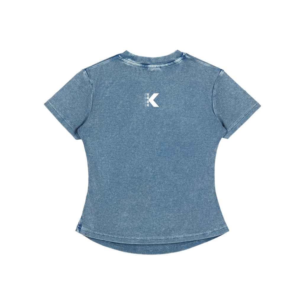 MAAD. BODYCON TEE | GLACIER