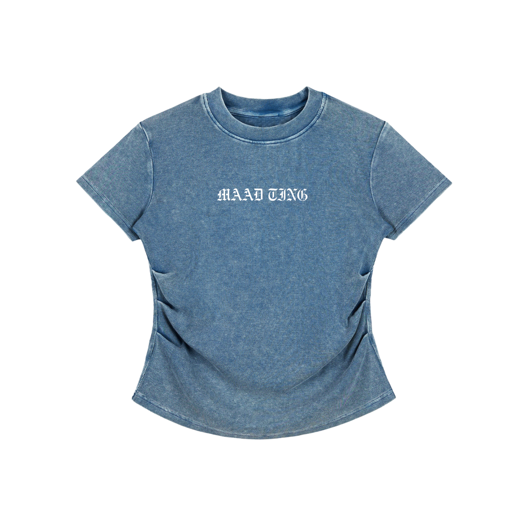 MAAD. BODYCON TEE | GLACIER
