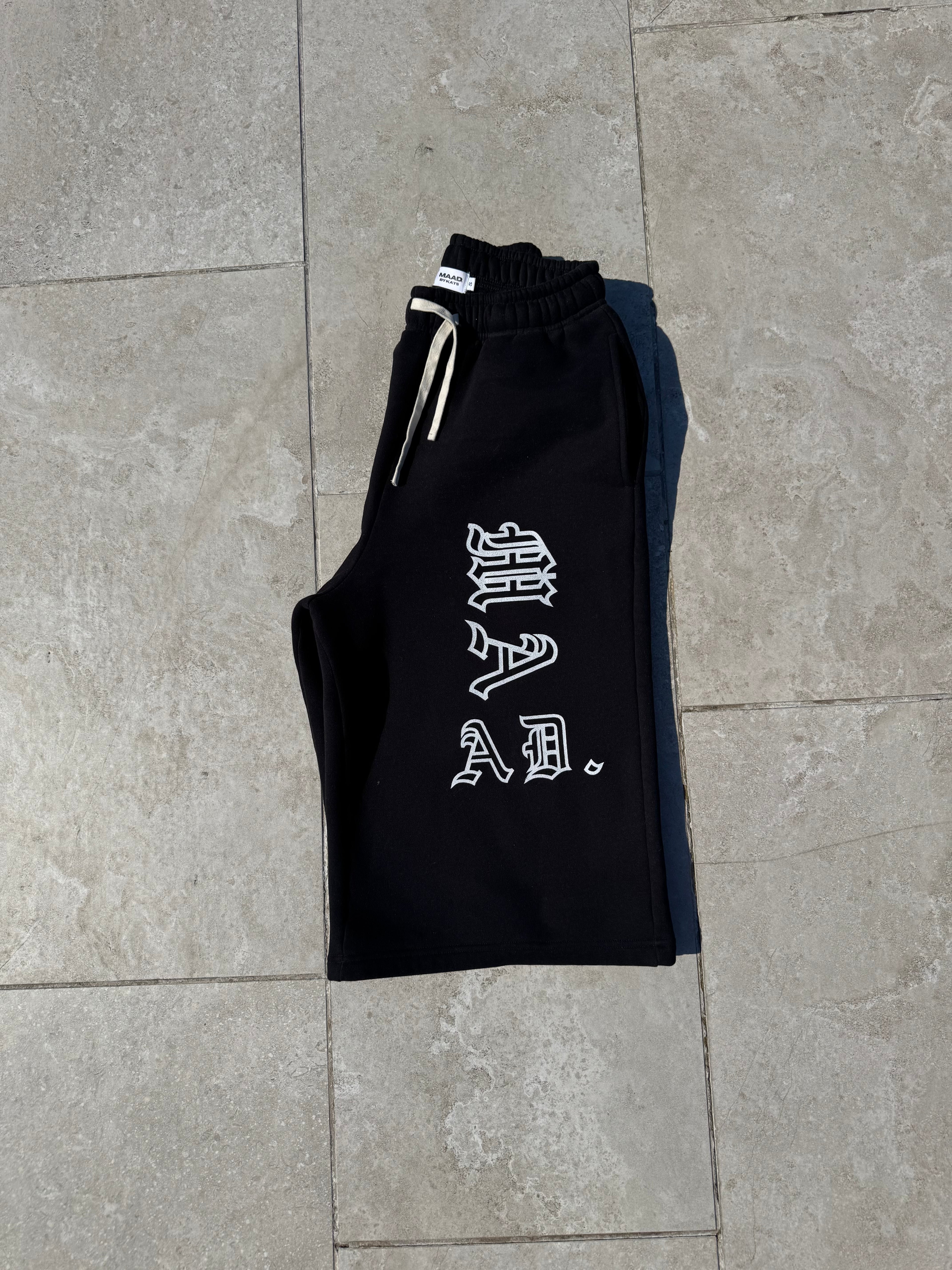 MAAD. DRAWSTRING 3/4 JOGGER | BLACK