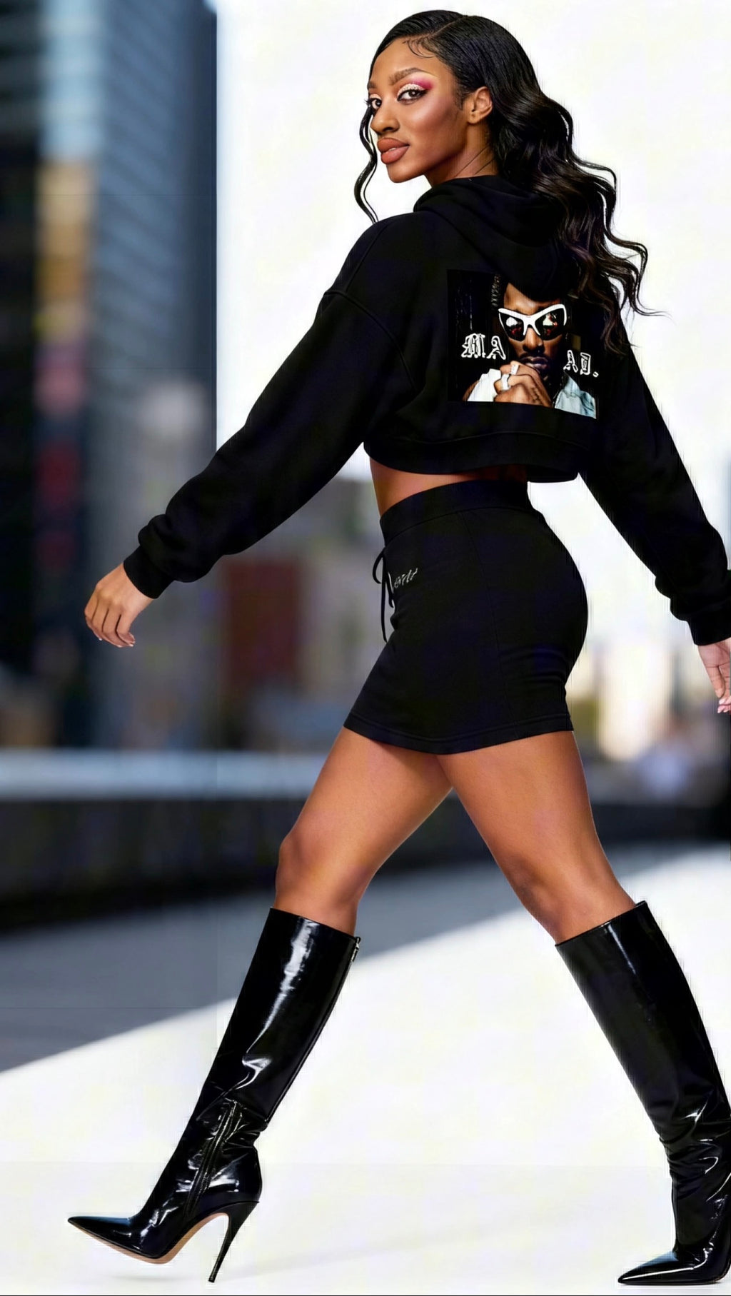 LIKE DAT CROP HOODIE