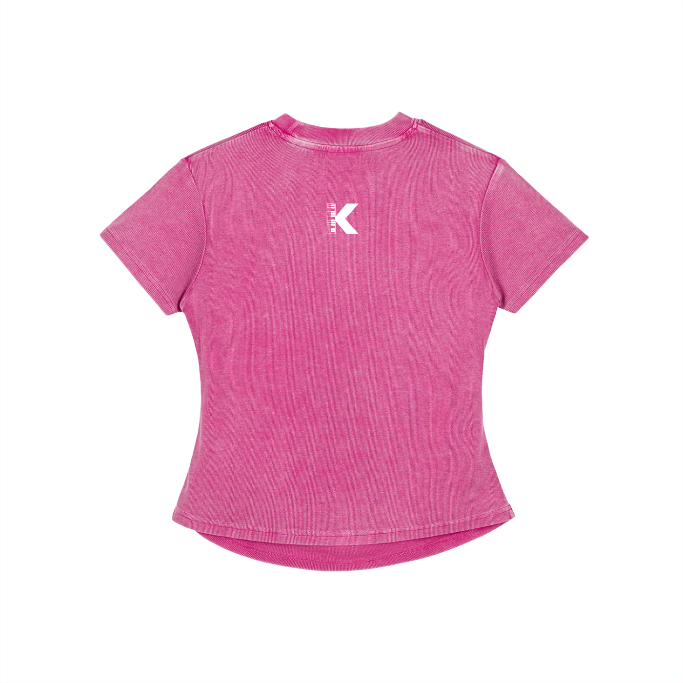 MAAD. BODYCON TEE | FLAMINGO
