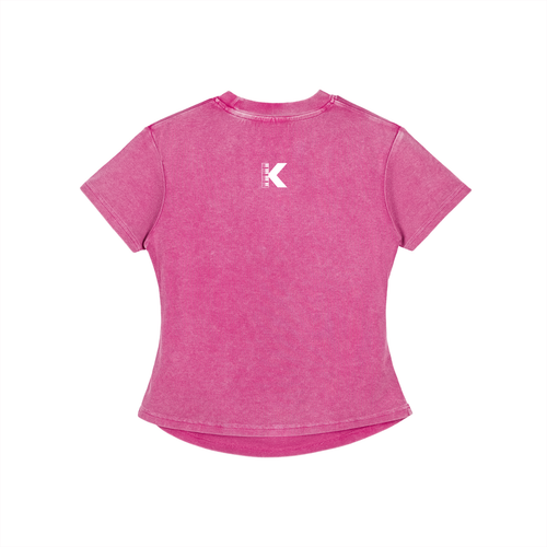 MAAD. BODYCON TEE | FLAMINGO